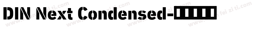 DIN Next Condensed字体转换